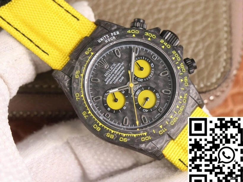 Daytona Version Rolex WWF Factory Diw Carbon Fiber Retrofit Pattern 0317